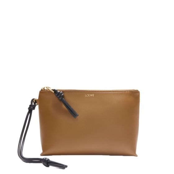 LOEWE Knot T pouch in shiny nappa calfskin