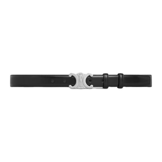 Celine Medium Triomphe Belt in Taurillon Leather