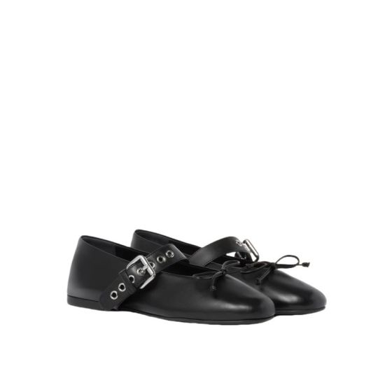 MIU MIU Leather ballerinas