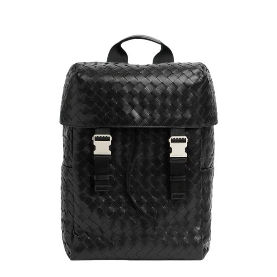 Bottega Veneta Intrecciato Flap Backpack