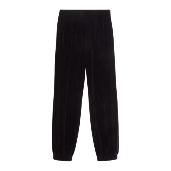 CHENILLE JOGGING PANTS WITH CHEZ VALENTINO PATCH