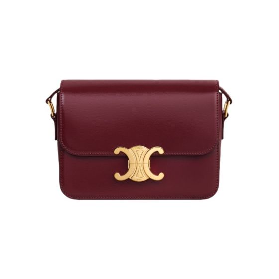 Celine TEEN TRIOMPHE BAG IN SHINY CALFSKIN