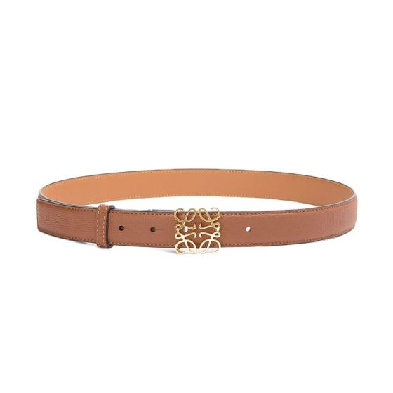 LOEWE Anagram belt in pebble grain calfskin