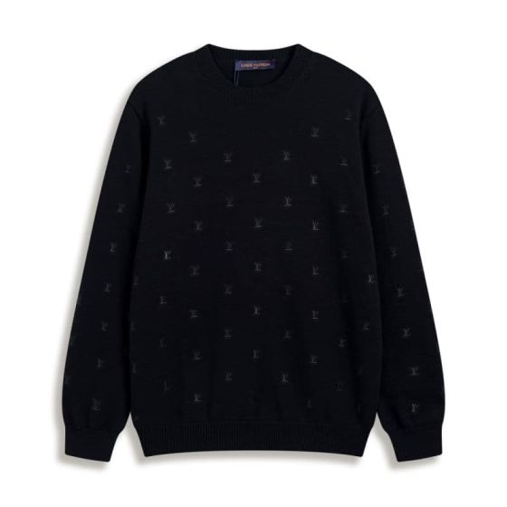 LV Embroidered Signature Merino Crewneck