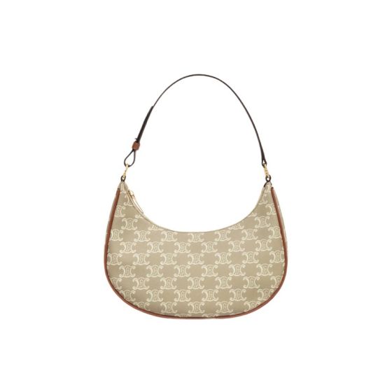 Celine AVA BAG IN TRIOMPHE CANVAS AND CALFSKIN