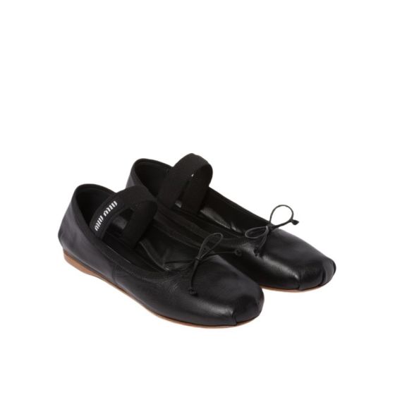 MIU MIU Leather ballerinas
