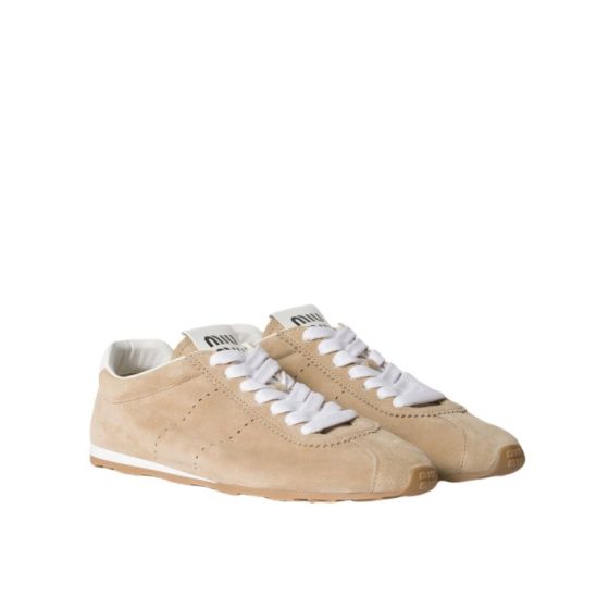 MIU MIU Plume suede sneakers