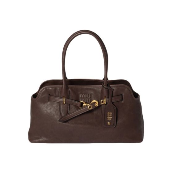 MIU MIU Aventure nappa leather bag