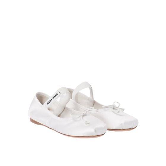 MIU MIU Satin ballerinas