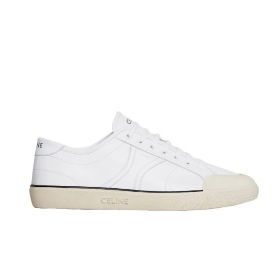 CELINE ALAN AS-01 LOW LACE-UP SNEAKER in CALFSKIN