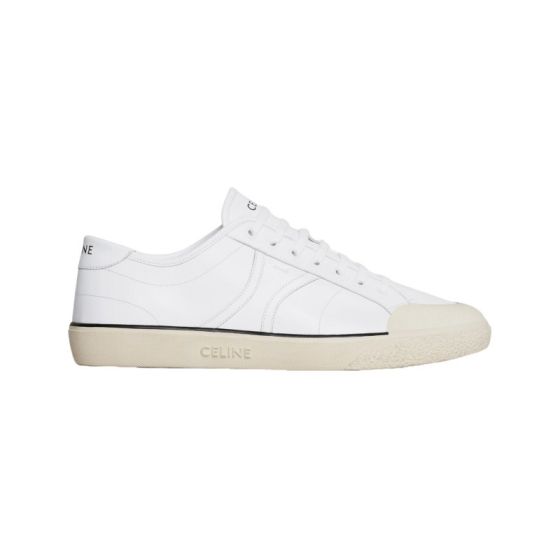 CELINE ALAN AS-01 LOW LACE-UP SNEAKER in CALFSKIN