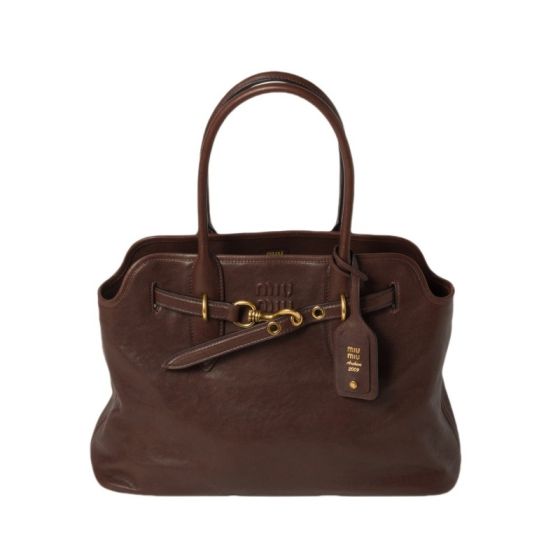MIU MIU Aventure nappa leather bag