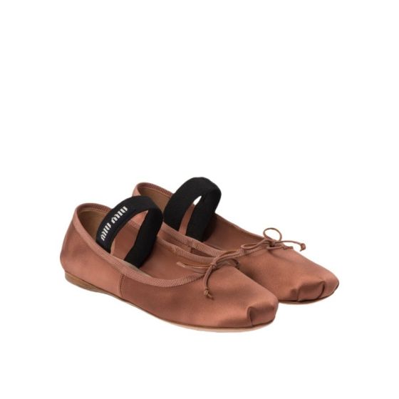 MIU MIU Satin ballerinas