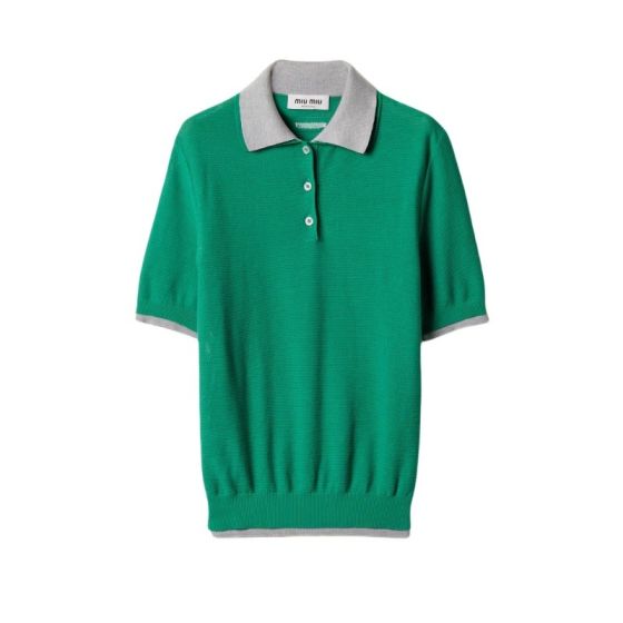 MIU MIU Cotton polo shirt