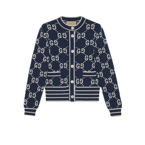 Gucci GG cotton jacquard cardigan