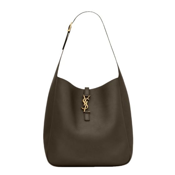 YSL LE 5 À 7 supple LARGE in grained leather