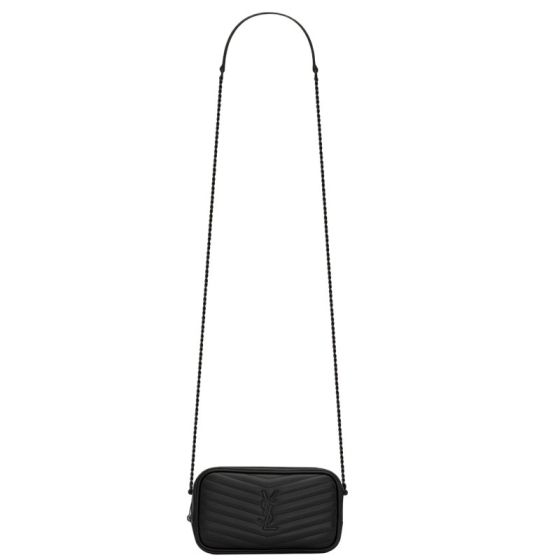YSL MINI LOU in quilted leather