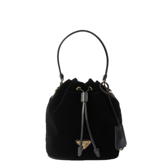 Prada Velvet mini-bag with nappa leather details