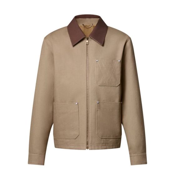 LV Workwear Cotton Canvas Blouson