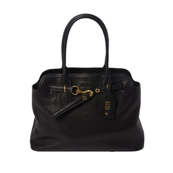 MIU MIU Aventure nappa leather bag