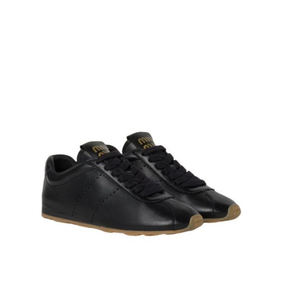 MIU MIU Plume nappa leather sneakers