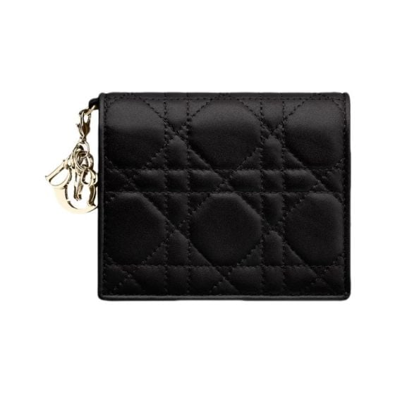 Mini Lady Dior Gardenia Wallet