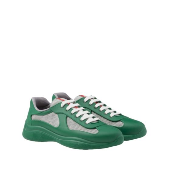 Prada America's Cup Soft rubber and bike fabric sneakers