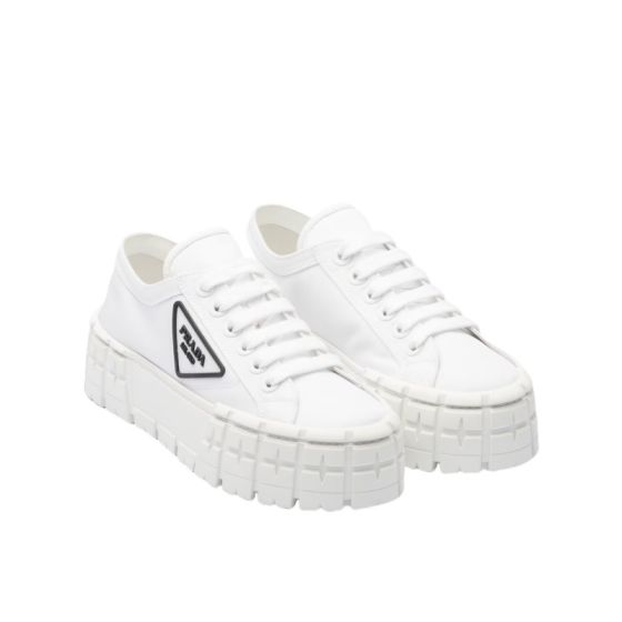 Prada Double Wheel Re-Nylon gabardine sneakers