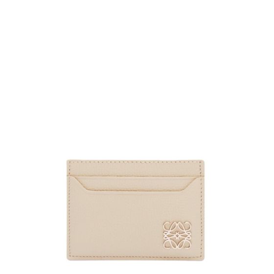 LOEWE Anagram plain cardholder in pebble grain calfskin