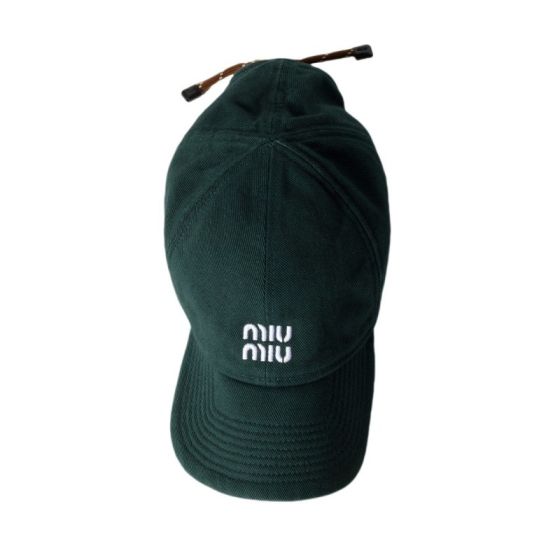 Miu Miu Denim baseball cap