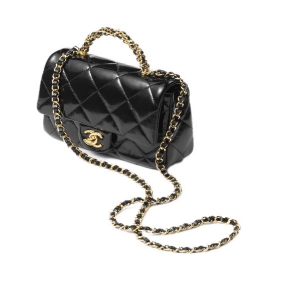 CHANEL Mini Flap Bag with Top Handle