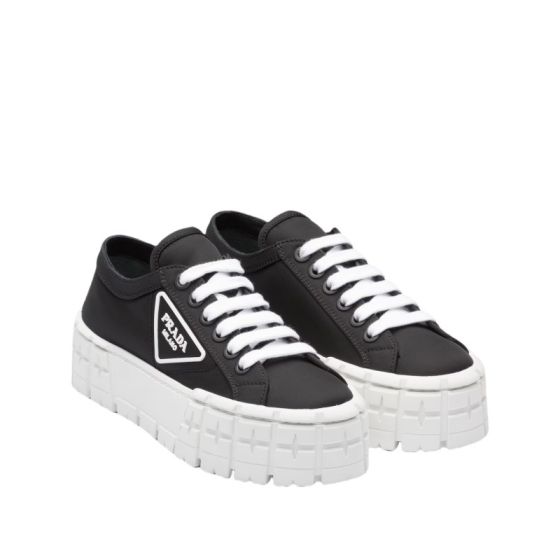 Prada Double Wheel Re-Nylon gabardine sneakers