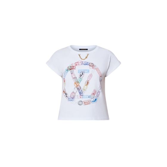 Travel Stamp LV Circle T-Shirt 