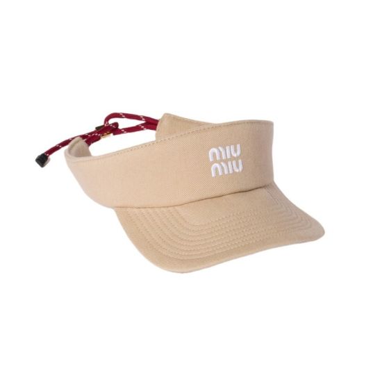 Miu Miu Denim visor