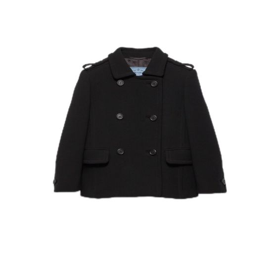 Prada Double-breasted natté jacket