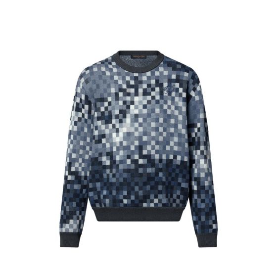 LV Vers Damoflage Jacquard Pullover