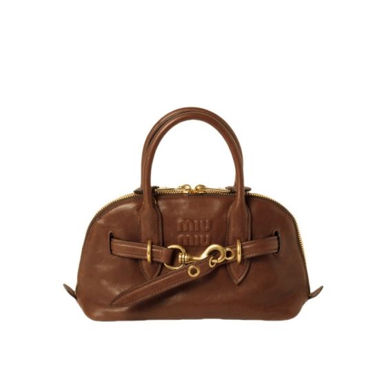 MIU MIU Aventure nappa leather top-handle bag