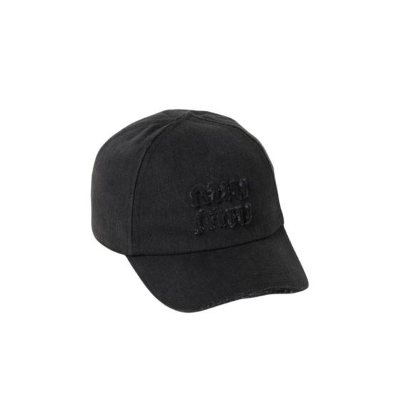 Miu Miu Denim baseball cap