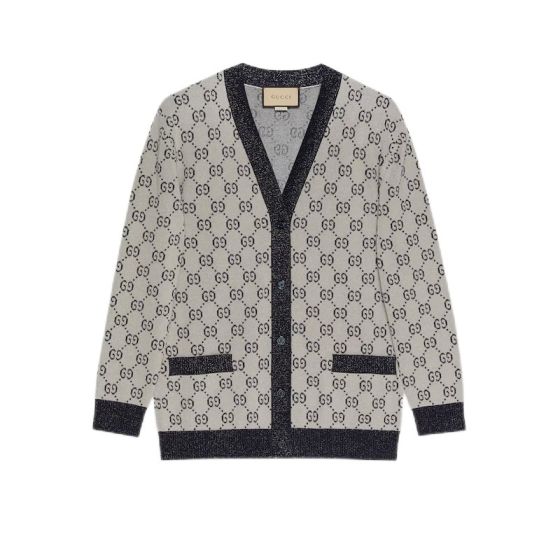 Gucci GG cotton jacquard cardigan