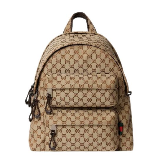 Medium backpack with Gucci logo