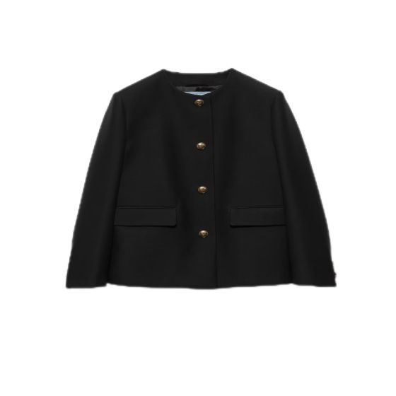 Prada Single-breasted tricotine jacket