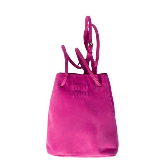 MIU MIU Suede pouch