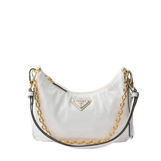 Prada Re-Edition naplak patent leather mini-bag