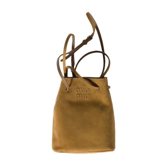 MIU MIU Suede pouch