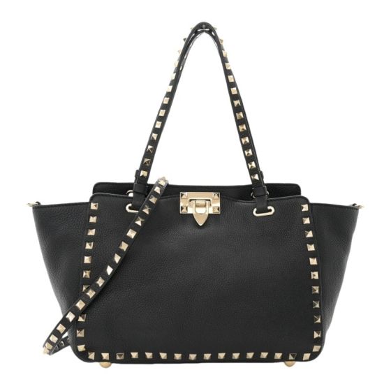 Valentino MEDIUM GRAINY CALFSKIN ROCKSTUD BAG