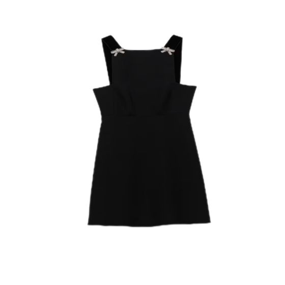 Prada Embroidered cady mini-dress