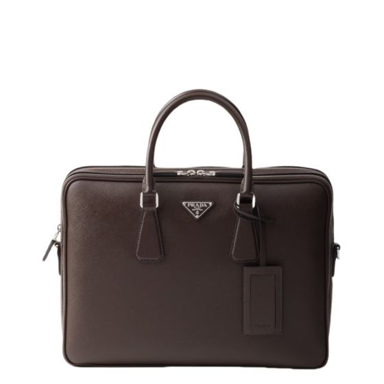 Prada Saffiano leather briefcase