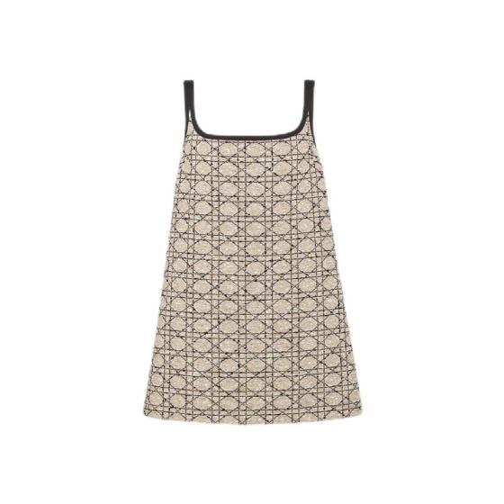 Dior Short Flared Cannage Dress