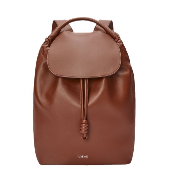 LOEWE Flamenco backpack in shiny supple calfskin