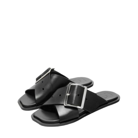 LOEWE Petal Belt flat sandal in vegetable-tanned calfskin